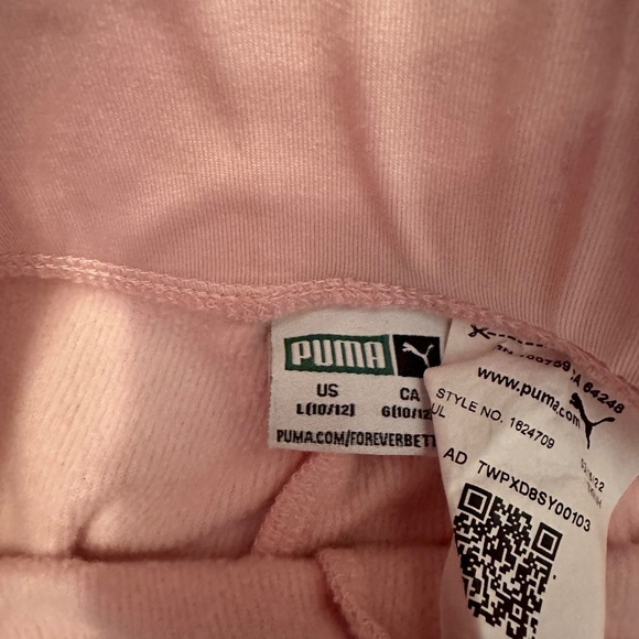 PUMA jogging pants pink girl size 10 (L) - Picture 3 of 3